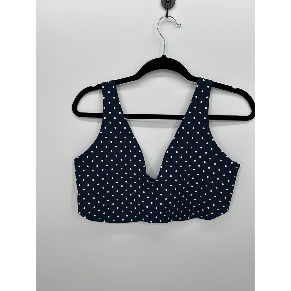 Parade C3 Invisible Wireless Bra Navy Blue Polka Dot Womenβ 38DD Bralette CO2
